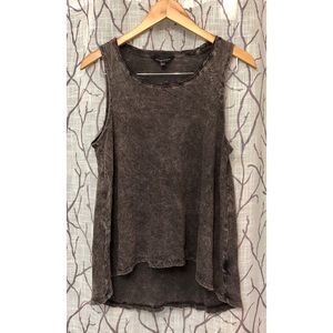 NWOT Rock & Republic Washed Sleeveless Tunic Tee